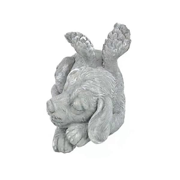 Design Toscano Hundängel Husdjursminnesstaty Gravmarkör