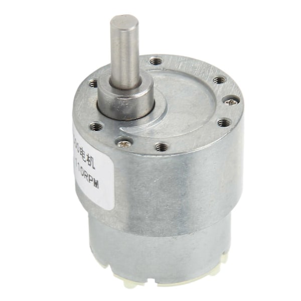 Växelmotor DC 12V 110RPM Hastighetsreducerande Självlåsande Turbin Maskväxelmotor för Maskin