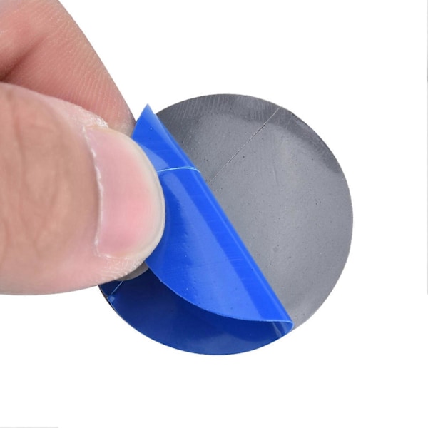 200 stk./æske 32 mm runde bil dæk reparationslapper af naturgummi til punkteringer, kold vulkanisering, slangeløse dæk