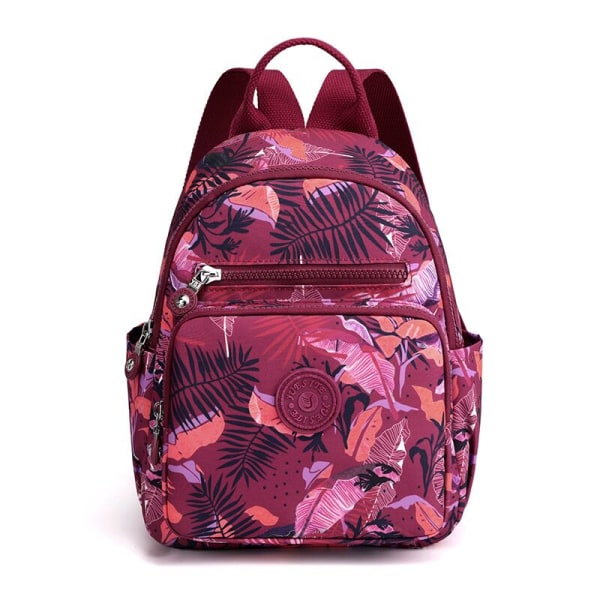 Vento Marea Mini Ryggsäck Blommigt Tryck Axelväska Style 7