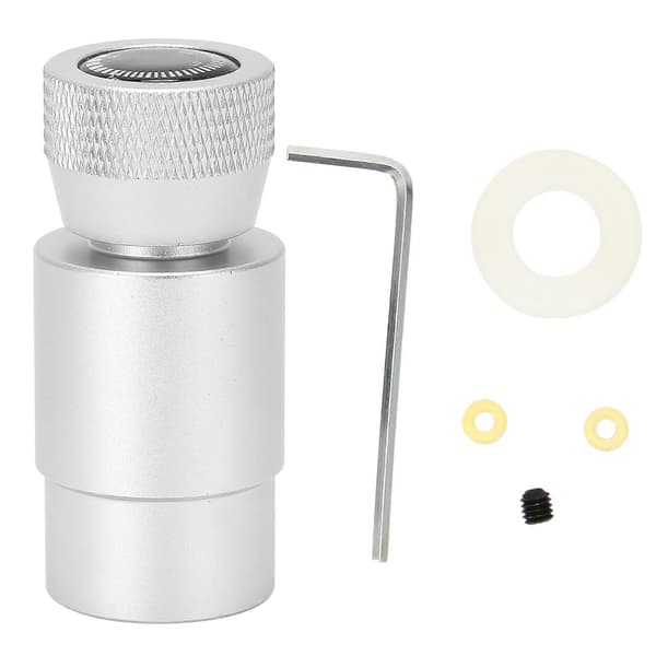 Soda CO2 Adapter Ventil Koblingssett ASA 1/4BSPP-TR21-4 Fyllingstilbehør Sølv