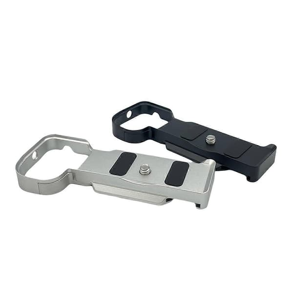 Kamera Quick Release Plade Holder Håndgreb Adapter til ZVE10 Kamera Beslag Multifunktionel Base Bundplade Sølv