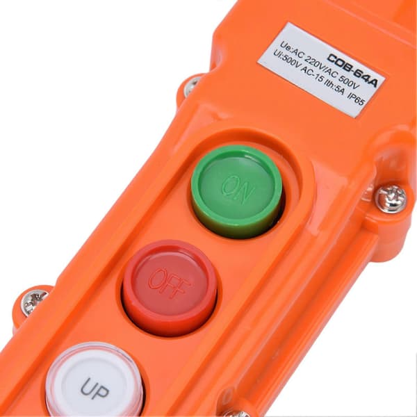 Regntett Bryterkontrollstasjon ABS IP65 Heis Trykknappbrytere for Bilbakluker 220V 500V