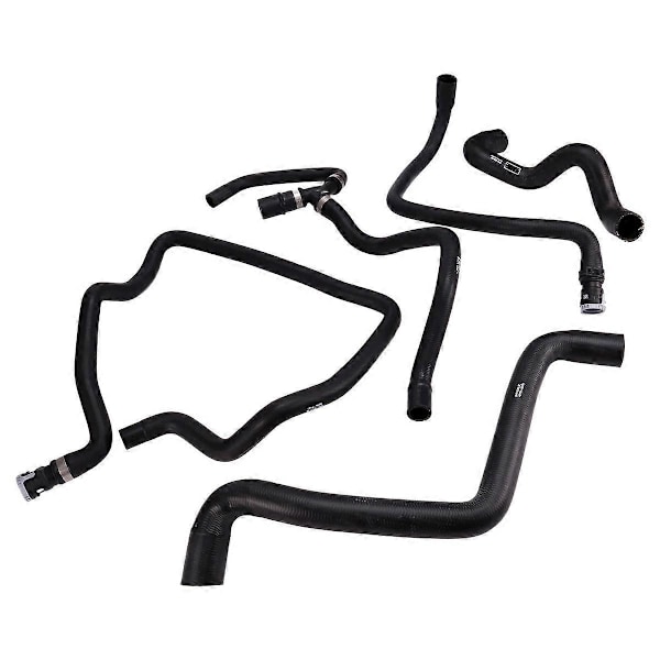 5 stk./sæt Bil Radiator Kølesystem Slange 1754838 7M51-8274- til Focus 2012-2018 Kølevæske Vandrør 7M51-8274-