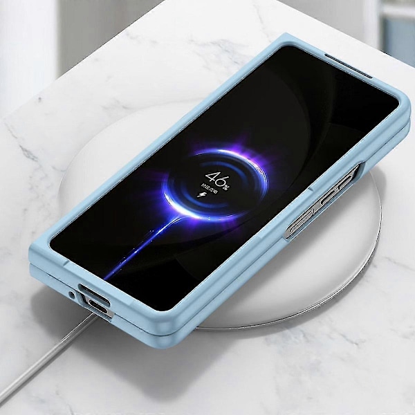 Z Fold 5 Skal, Slimmat Ultratunt PC Stötsäkert Skal Kompatibelt med Samsung Galaxy Z Fold 5 med S Pen Hållare & Skärmskydd Clear