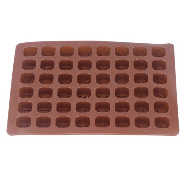 3 stk. Silikonebageform Multifunktionel 48 Huller Silikonekageform til budding Chokolade Småkager Brownies