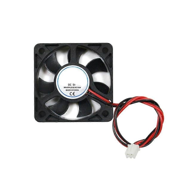3D Printer Køleventilator 50x50x10mm DC 5V/12V/24V Lav Støj Blæserventilator Varmeafledning Computer CPU Køler Ventilator med 2 Pin Terminal Printer Tilbehør