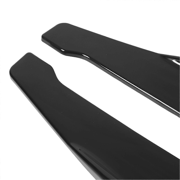 2 stk. 35 cm Bagkofanger Canard Læbe Splitter Venstre Højre Nedre Splitter Spoiler Body Kits Erstatning for Seat Leon A3 A4 A6 Blank Sort