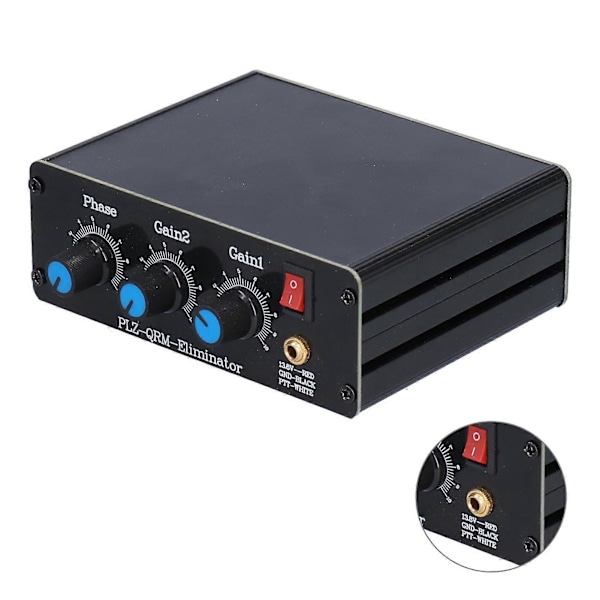 QRM Eliminator Signal Canceller XPhase Justerbar PTT Kontroll 130 MHz HF Bånd