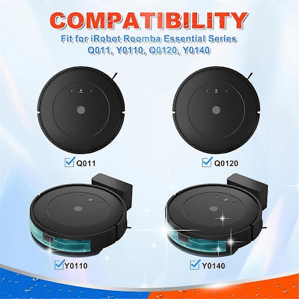 Reservedele til Combo Essential Series Y0140 Y0110 Y0540, Vac Q0120 Q011 Q052 Y,Q Series Tilbehør