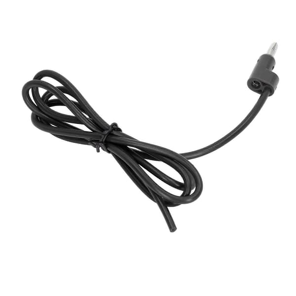 4mm Bananstik Han til Han Testledning Loddefri Messing Elektrisk Testkabel J.70005 Sort