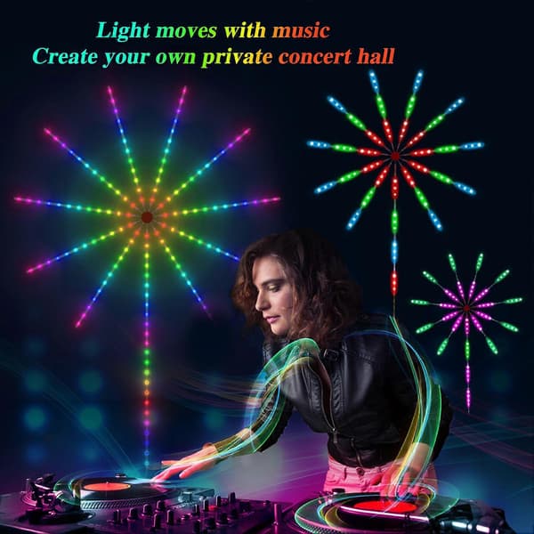 Bluetooth-kompatibel LED lysstrip App-styring Lyd Musik Synkronisering Super Lys Flere Tilstande LED Lys Festdekorationer