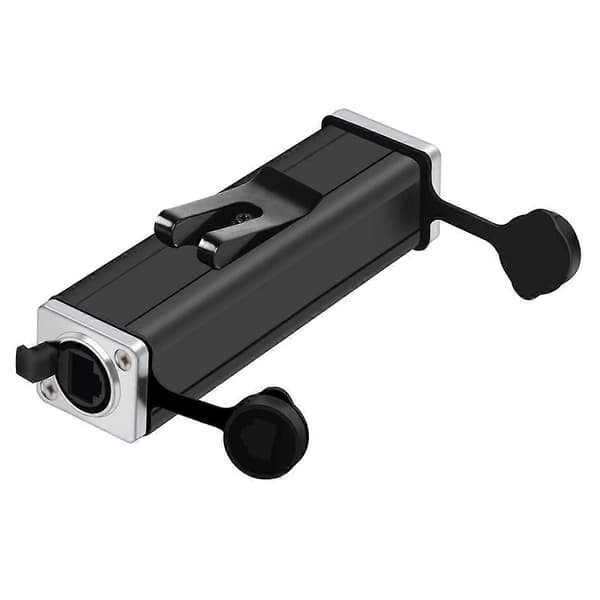 Vandtæt RJ45 8P8C Ethernet-stik Hun til Hun Jack Netværk Lige Koblinger Panelmonterede Stik Adapter(B)