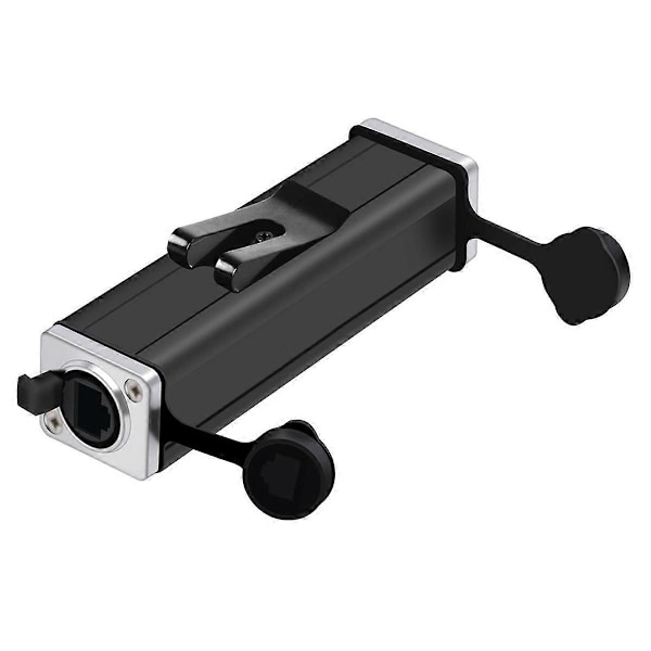 Vanntett RJ45 8P8C Ethernet-kontakt Hunn til Hunn Jack Nettverk Rett Kobling Panelmonteringskontakter Adapter(B)