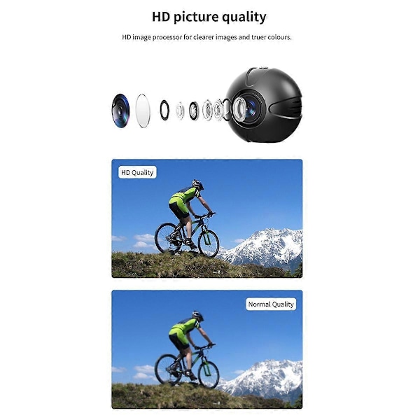 X3 Kamera 0.3MP 640x480P 400mAh HD WiFi Pyöreä Kamera Itseliimautuva Pohja Asenna Halutessasi Nauhoita Latauksen Aikana Kamera, A