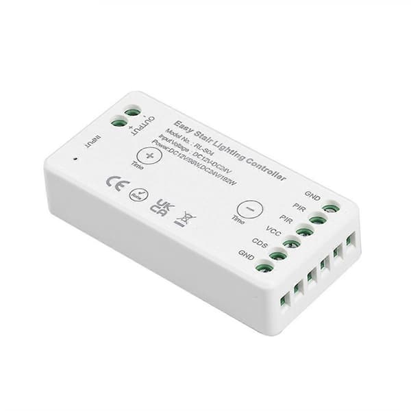WiFi Tuya APP DC 12V 24V 8A Enkel LED Trappelys Kontroller PIR Infrarød Menneskelig Bevegelse Dagslyssensor Bryter