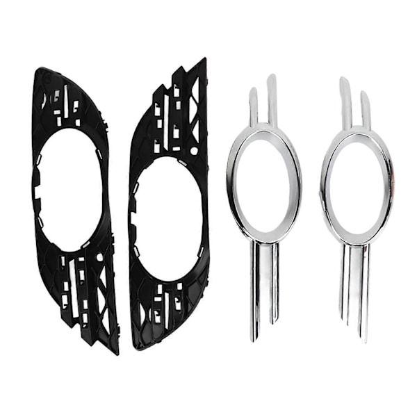2 STK. Front Tågelygte Grill Cover Trim 2118850922 Udskiftning til E320 E350 E550 2007?2009