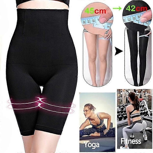 Hög midja Trainer Shapewear Kvinnor Magekontroll Trosor Butt Lifter Formande Rem Shorts Slim Thigh Body Shaper Underkläder Brun 5XL