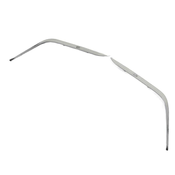 1 par Forkofanger Impact Strip Krom Trim med Huller 51118168105 til 7 Serie E38 740iL 750iL
