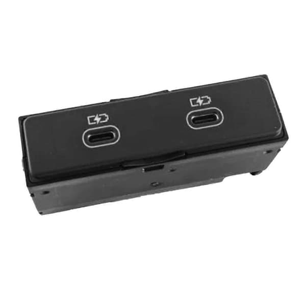 2 Hull USB TYP-C Port med Integrert Spenningsomformer Bakre Senter 4N1035954 for A6 A7 A8 E- Q8