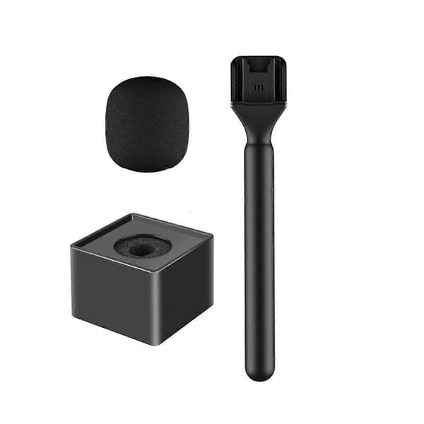 Handhållen sticka med Quad Label Kit HTX trådlös mikrofon handhållen sticka för Mic// Go/ Mikrofon, B