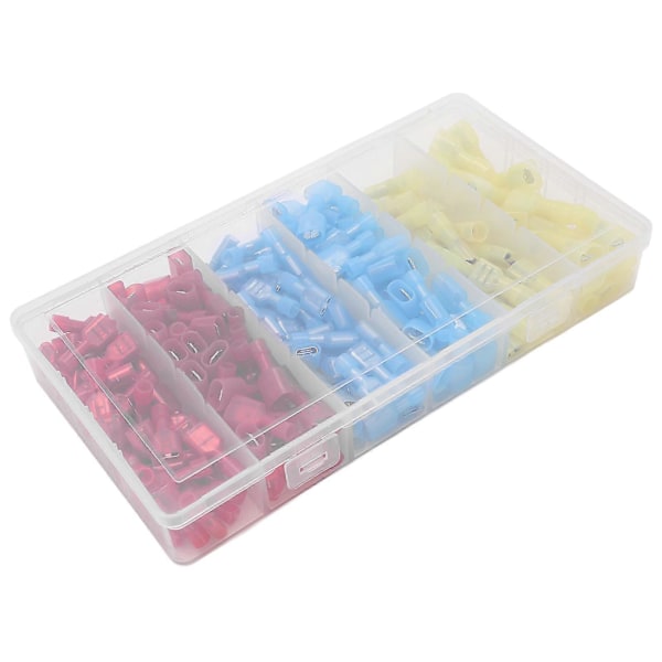200 stk. ledningsterminaler hun og han kobber nylon kaldpresset hurtigkoblingssett for bil
