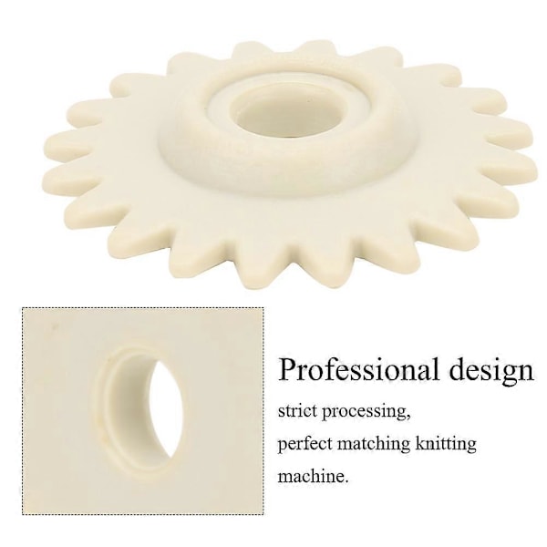 2 stk. Strikkemaskine Gear Hjul Reservedele til Brother KH868 H821 KH831 KH851 KH910 KH970