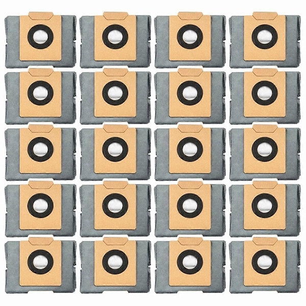 20 ST för Clean X8 Pro / X10 Pro Omni Robotdammsugare Ersättningsdelar Dammpåse Hushållsrengöring