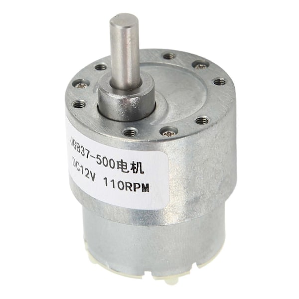 Växelmotor DC 12V 110RPM Hastighetsreducerande Självlåsande Turbin Maskväxelmotor för Maskin