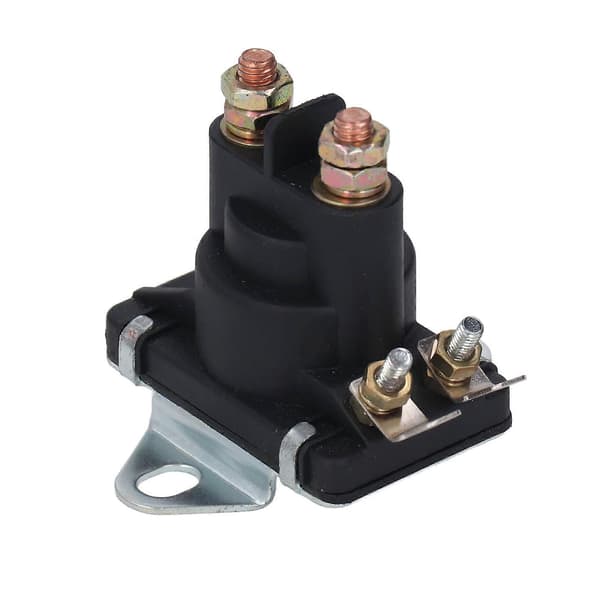 Starterrelæ Solenoid 12V DC 4.8W Messingspole Tilbehør Udskiftning til Køretøj Cart