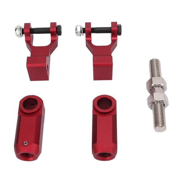 5 stk./sæt ATV Front Bag Sænkningssæt Aluminium Legering Erstatning til Raptor 350 660 700 Rød