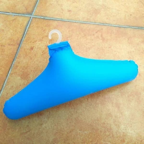 5 stk PVC Oppblåsbare Foldbare Kleshengere Stativ Sklisikker Bærbar Klesholder-yyc