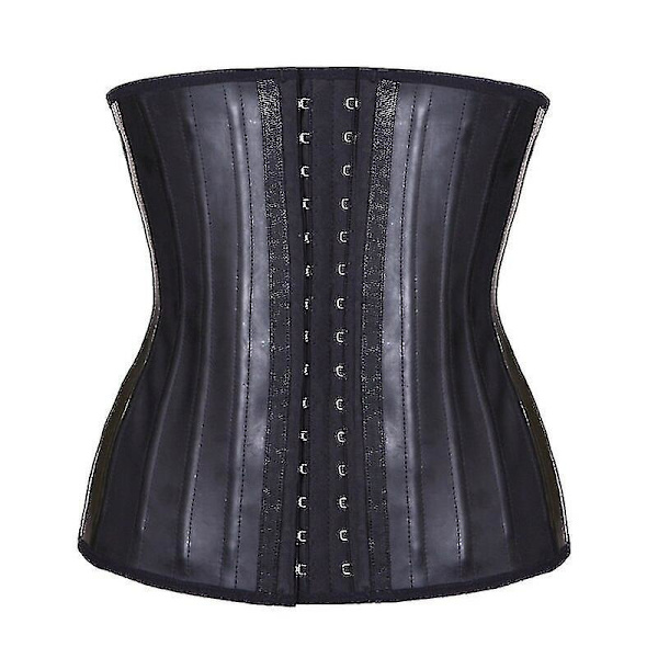 Tflycq Latex Midjeformare Kroppsshaper Korsett Shapewear Kvinnor Kroppsshaper Damkorsett 25 Stålben Slank Underkläder black 4XL