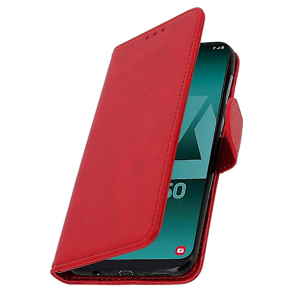 Lompakkokotelo, magneettikannella ja jalustalla Galaxy A50:lle - PunainenP202112241051 Red