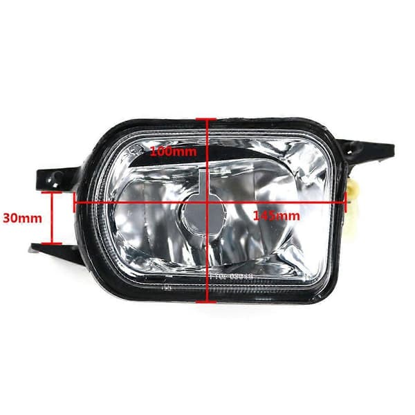 Par Front Støtfanger Tåkelys for W203 C320 & SLK230 2001-2004 2158200556 2158200656