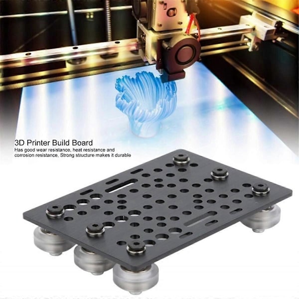 V-Slot Gantry Plade Kit 20-80mm Aluminium Gantry Plade med Hjul Kit til 3D Printer CNC Maskindele A