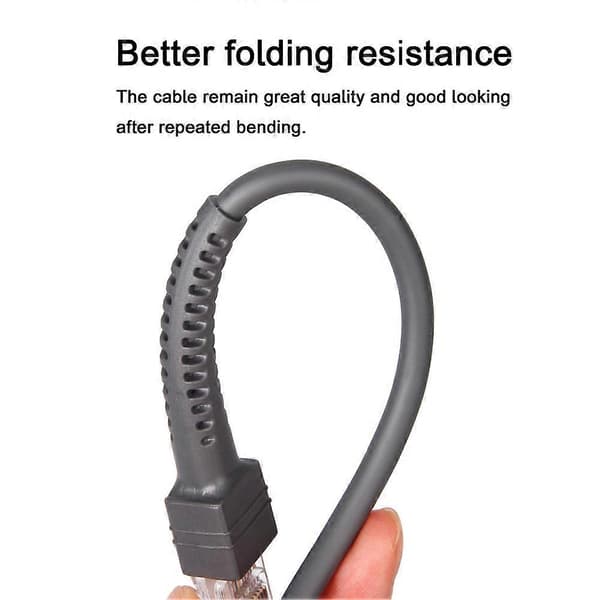 1,8 m højhastigheds USB 2.0 A han til RJ45-kabel til Symbol stregkodescanner LS2208