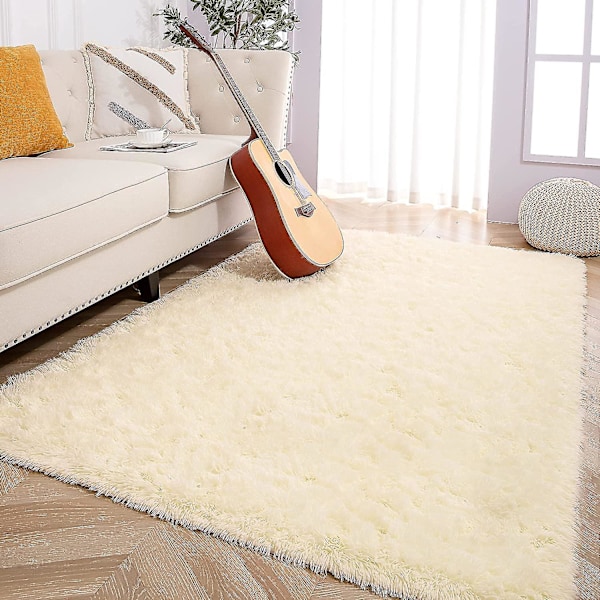 Tflycq Mjuka och Fluffiga Matta för Sovrum, Barnrum, Plush Shaggy Barnmatta, Luddig Matta för Pojkar och Flickor, College Dorm, Fuzzy Matta Vardagsrum