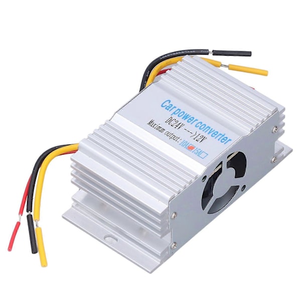 Buck-muunnin DC 24V - DC 12V 10A 120W Jännitesovitin Säädin Virtalähde Ajoneuvoon