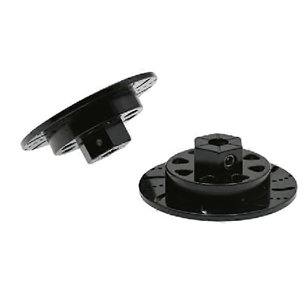 4 stk. Metall 1:10 Simuleringsbremseskive RC Bil Oppgraderingsdeler Tilbehør for Axial RBX10 Sølv