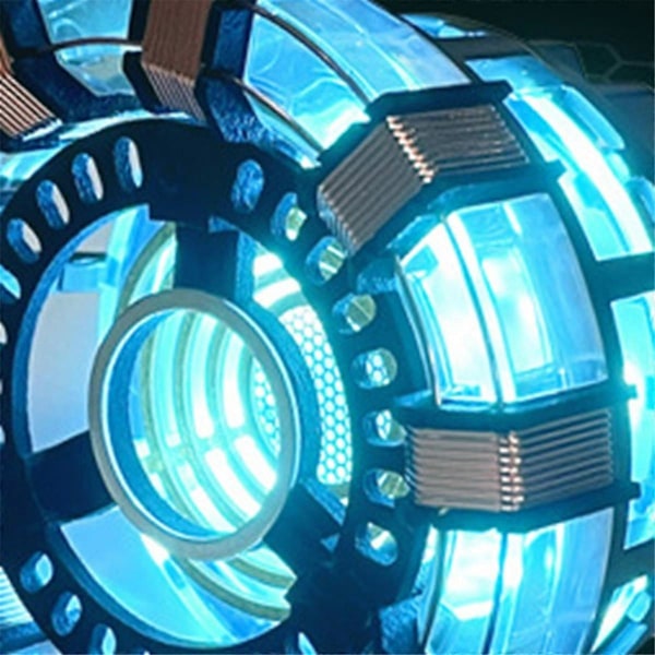 Arc Reactor Lampe, Superhelt Lampe, Flerfarget Søt Borddekorasjon, Tony Iron Har Et Hjerte, Irons Man Reaktor