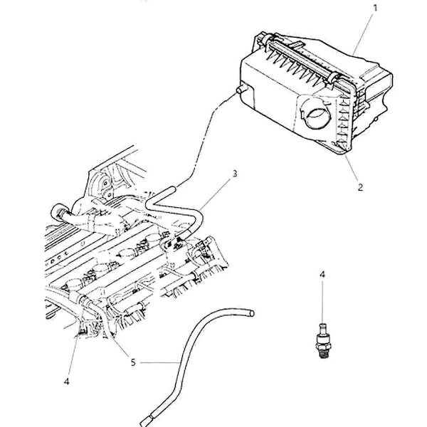 PCV Positiv Krumtaphusventil til L4 2007 Mini R50 R52 R53 2000-2004-2008 4693369AA 11127577568