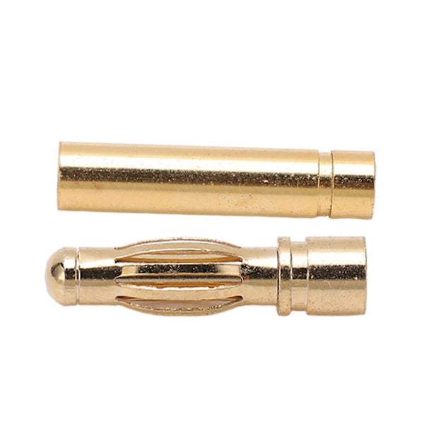 10 Par Guldpläterade 4.0mm Banankontakter Hane Hona Banankontakt för RC Lipo Batteri ESC Motorer