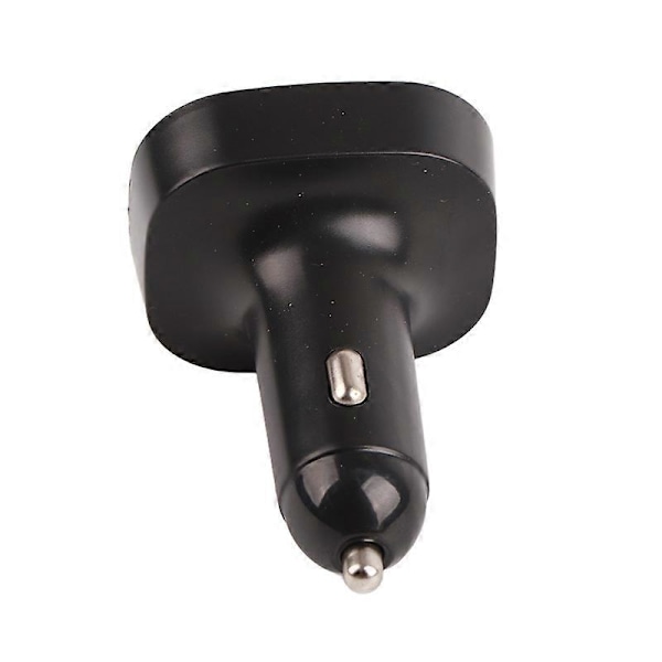 Bil Bluetooth-spiller 2 USB-porter Lader 7 Fargelys FM-sender For Håndsfritelefon Sølv
