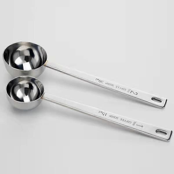 304 Kaffemått, Rostfritt Stål Matsked 14,5*3,5CM SILVER