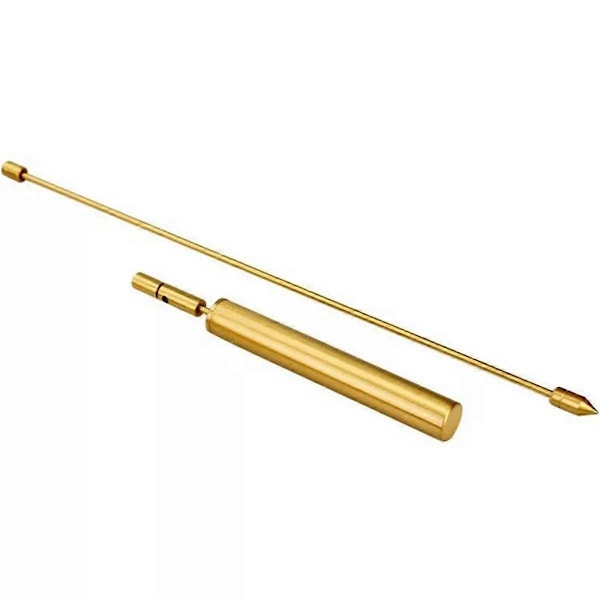 11.8In Længde Dowsing Rod Kobber Praktisk Håndtag Dowsing Rods Værktøj - 2 stk. Divining Rods til Divining Vand Skattegenstande