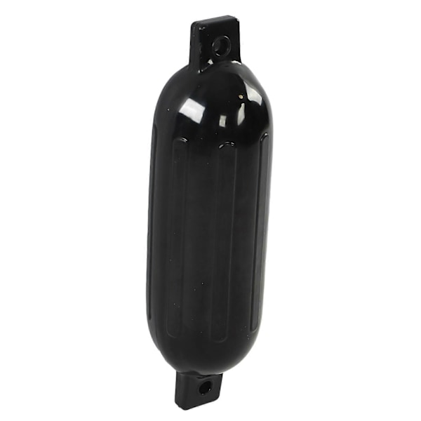 2 STK Båtfender Oppblåsbar UV-bestandig PVC Svart Marine Fender for Støtfangerskjoldbeskyttelse