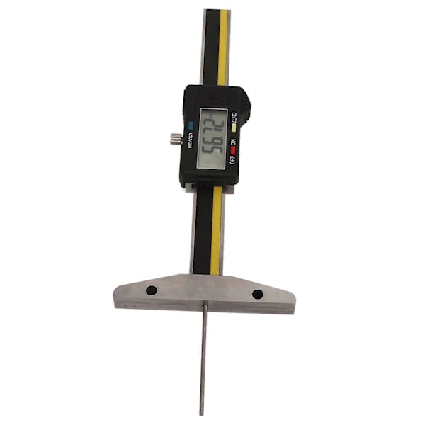 LCD Digital Dekkdybdemåler med Tommer/MM Konvertering Bærbar for Bil Lastebil SUV Motorsykkel Buss 0-100mm/0-3.93in