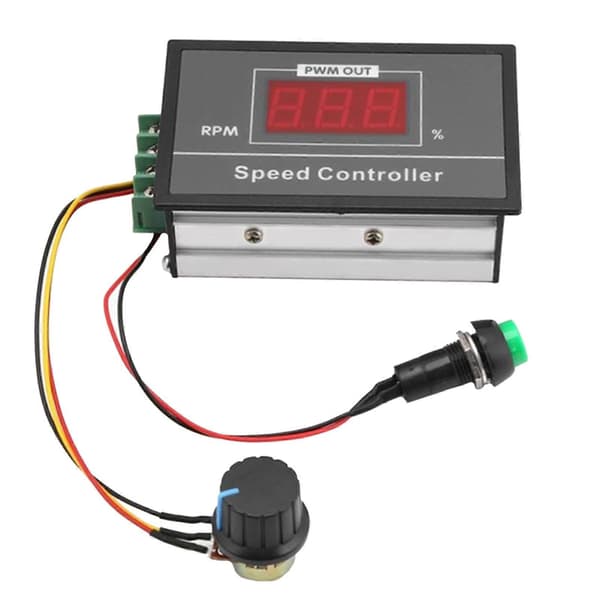 30A Digital LED-skjerm Justerbar DC 6V 12V 24V 48V PWM Motorhastighetskontroller