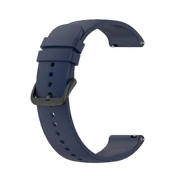 Silikoninen kellon ranneke Huami Amazfit Gts 2 Mini -rannekkeelle Älykellon ranneke Urheiluranneke Xiaomi Amazfit Gts 2 Mini -rannekkeelle blue  black1023